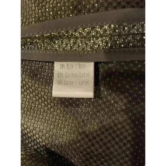 Vera Wang Designer Evening Jacket Silk Gold Cardigan Shiny Women’s UK 42 US 8 - Picture 5 of 13